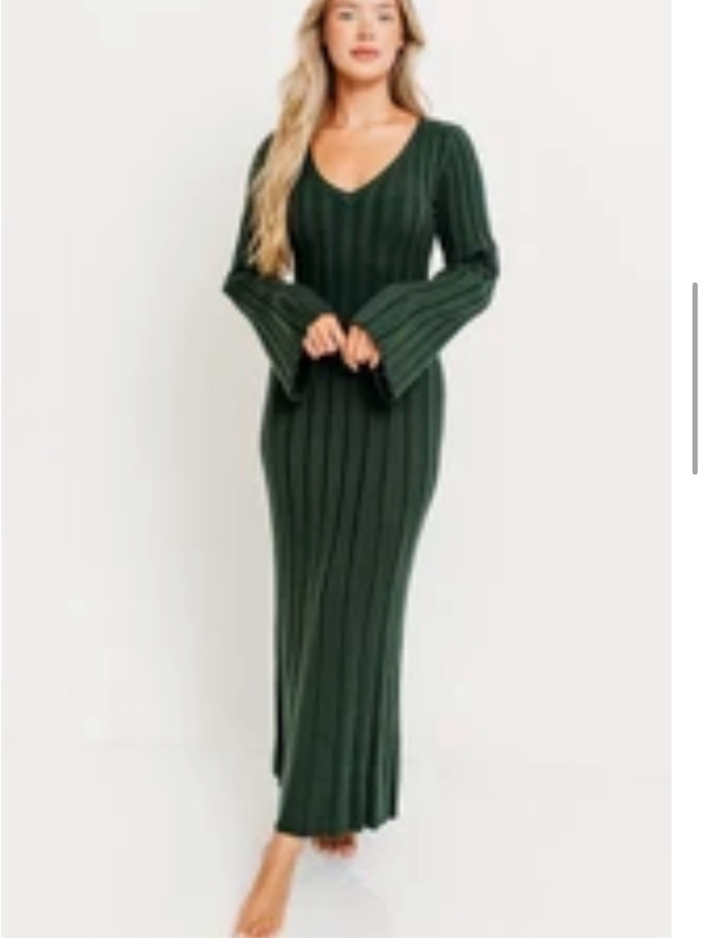 Worth collective maxi dress - evergreen NWT